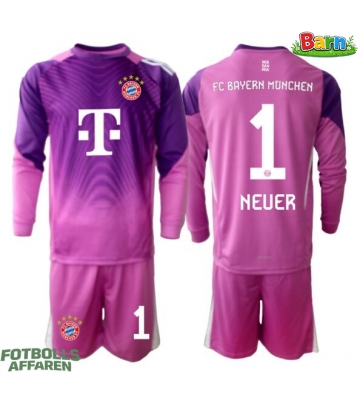 Bayern Munich Manuel Neuer #1 Målvakt Tredjeställ Barn 2025-26 Långärmad (+ Korta byxor)